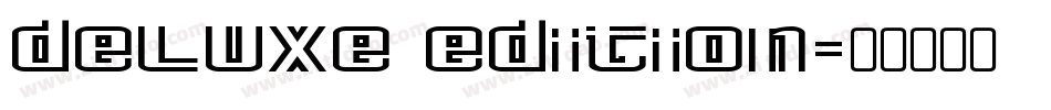 Deluxe Edition字体转换